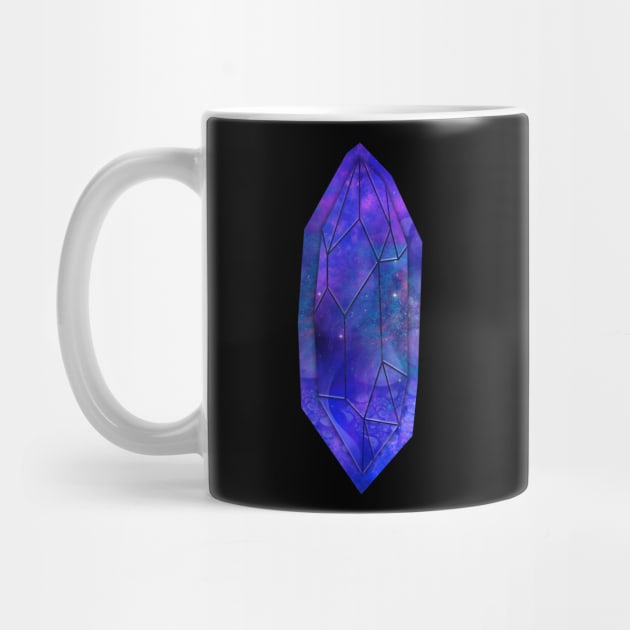 Cosmic Crystal Space Fractal Spiritual Gem Space by Foxxy Merch